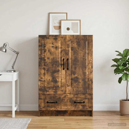 Credenza Rovere Fumo 66 x 34,5 x 92 cm Legno ingegnerizzato - homemem39