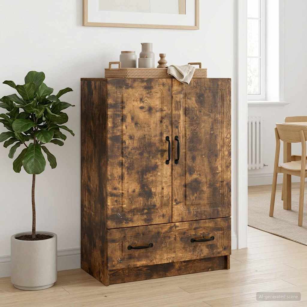 Credenza Rovere Fumo 66 x 34,5 x 92 cm Legno ingegnerizzato - homemem39
