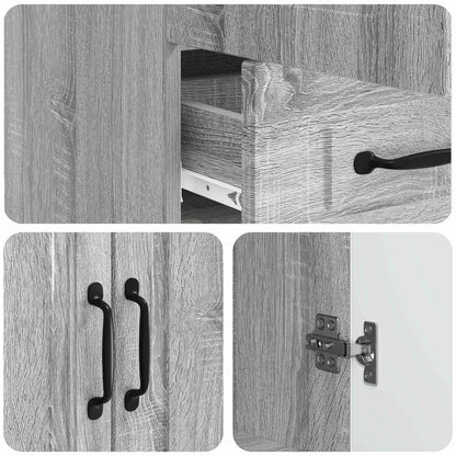 Credenza Grigio Sonoma 66 x 34,5 x 92 cm Legno ingegnerizzato