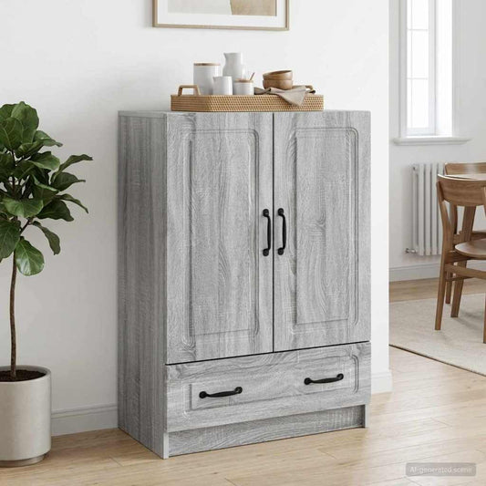 Credenza Grigio Sonoma 66 x 34,5 x 92 cm Legno ingegnerizzato