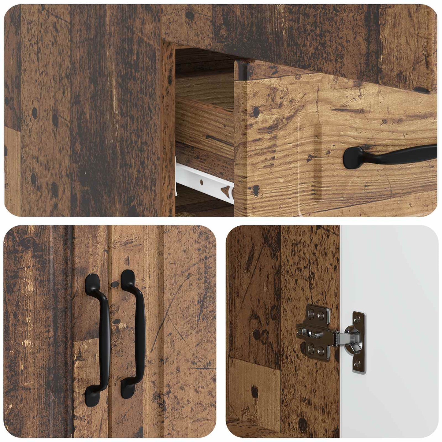 Credenza Legno antico 66 x 34,5 x 92 cm Legno ingegnerizzato | homemem39