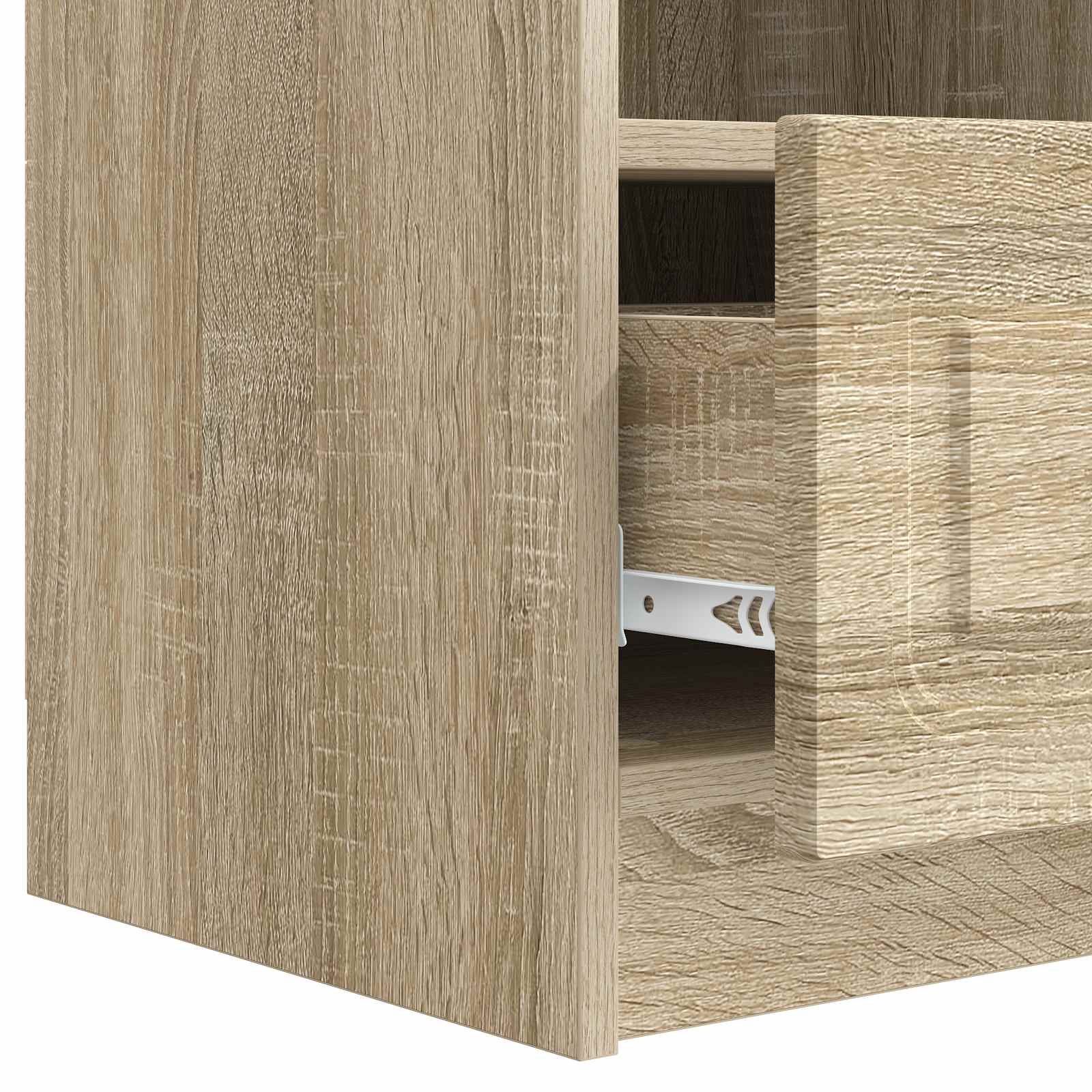 Mobile TV Rovere Sonoma 102 x 34,5 x 47 cm Legno ingegnerizzato | homemem39
