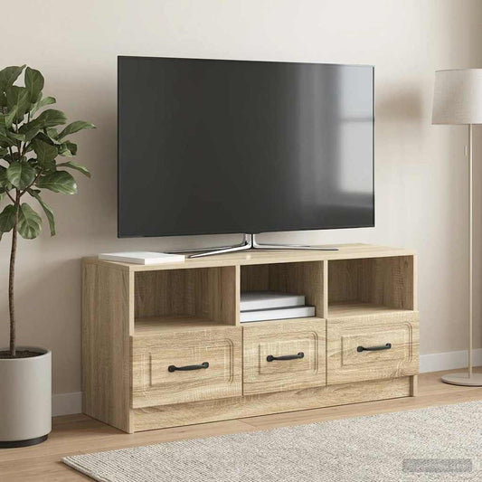 Mobile TV Rovere Sonoma 102 x 34,5 x 47 cm Legno ingegnerizzato