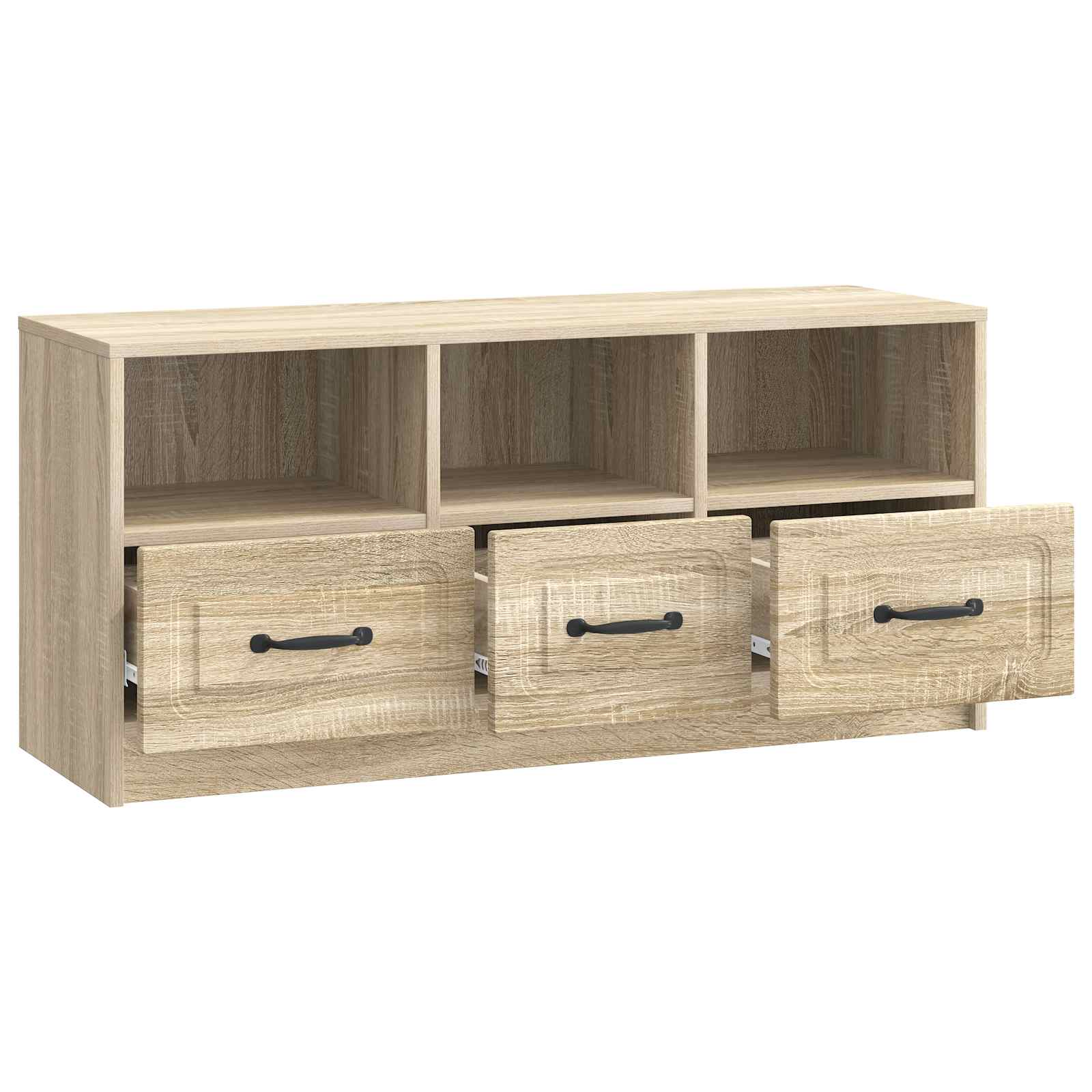 Mobile TV Rovere Sonoma 102 x 34,5 x 47 cm Legno ingegnerizzato | homemem39
