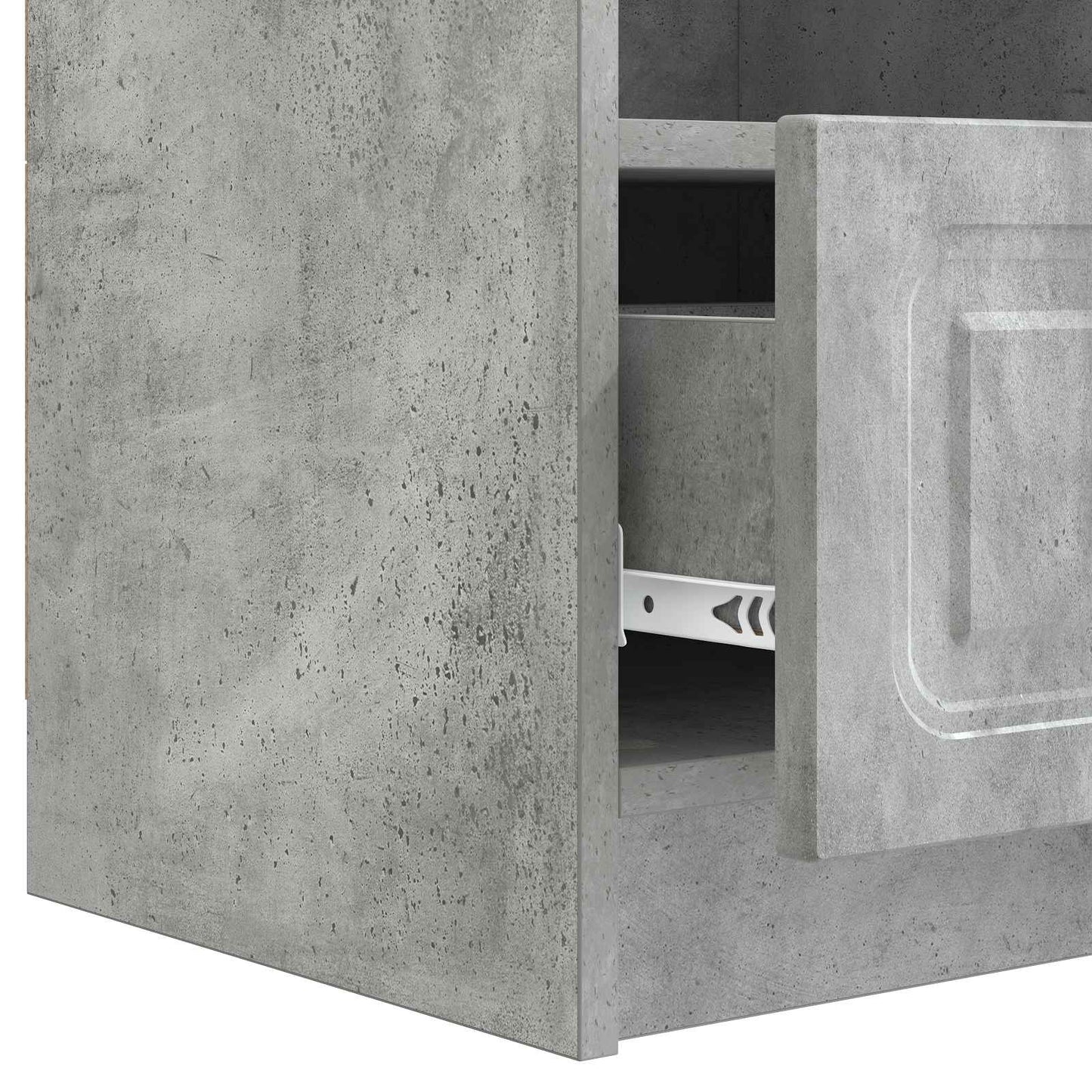 Mobile TV con cassetto Grigio Cemento 102 x 34,5 x 47 cm