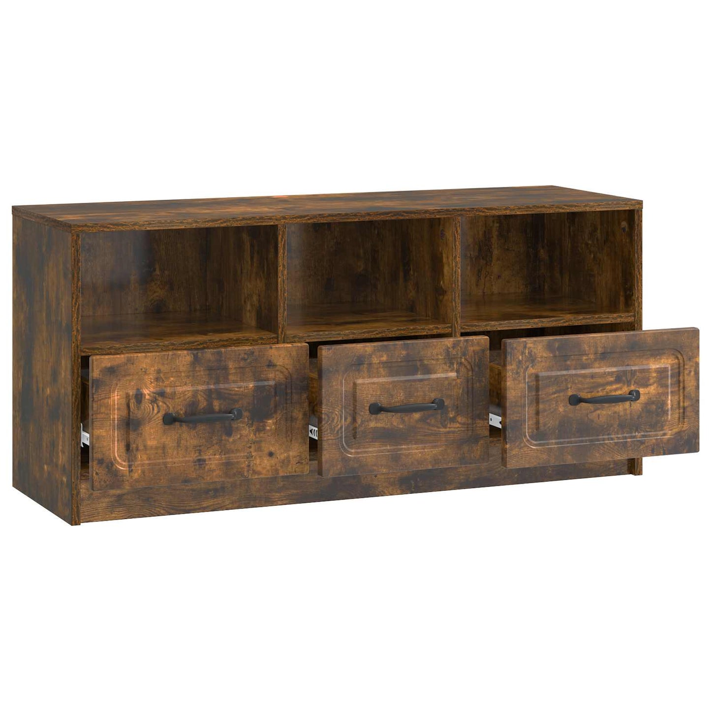 Mobile TV Rovere Fumo 102 x 34,5 x 47 cm Legno ingegnerizzato | homemem39