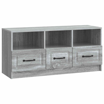 Mobile TV Grigio Sonoma 102 x 34,5 x 47 cm Legno ingegnerizzato | homemem39