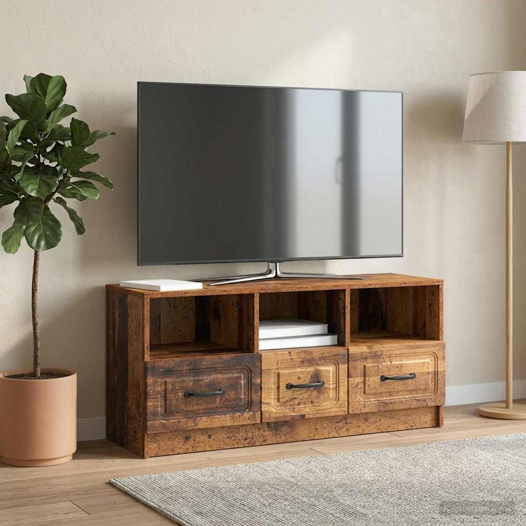 Mobile TV Legno antico 102 x 34,5 x 47 cm Legno ingegnerizzato