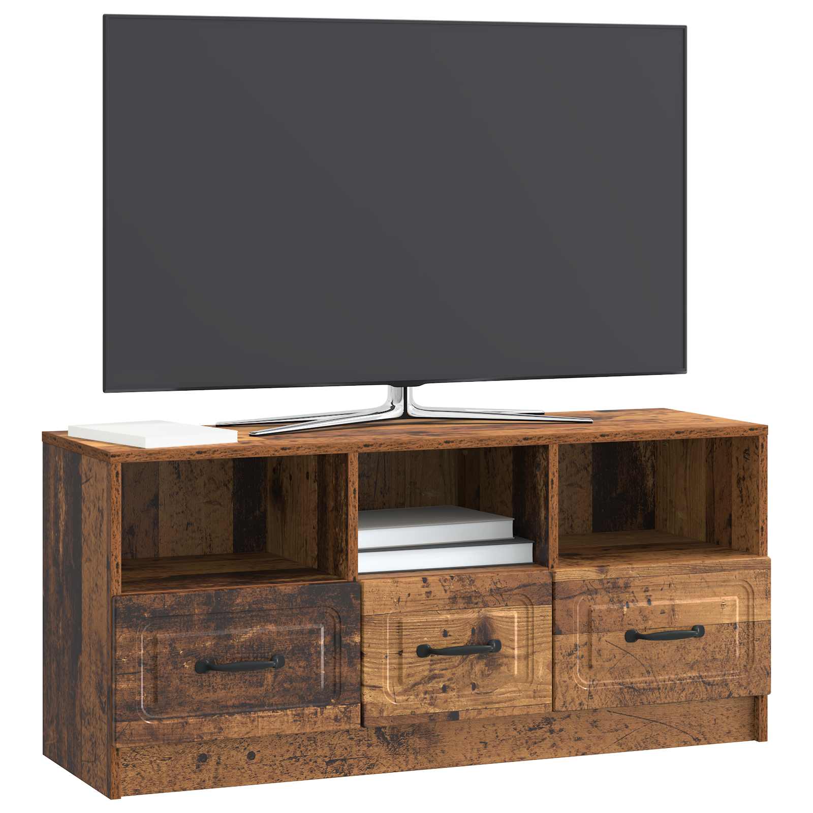 Mobile TV Legno antico 102 x 34,5 x 47 cm Legno ingegnerizzato | homemem39