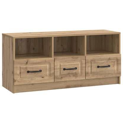 Mobile TV con cassetto Rovere Artigianale 102 x 34,5 x 47 cm