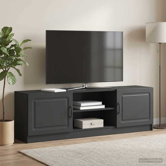 Mobile TV Nero 150 x 31 x 47 cm Legno ingegnerizzato