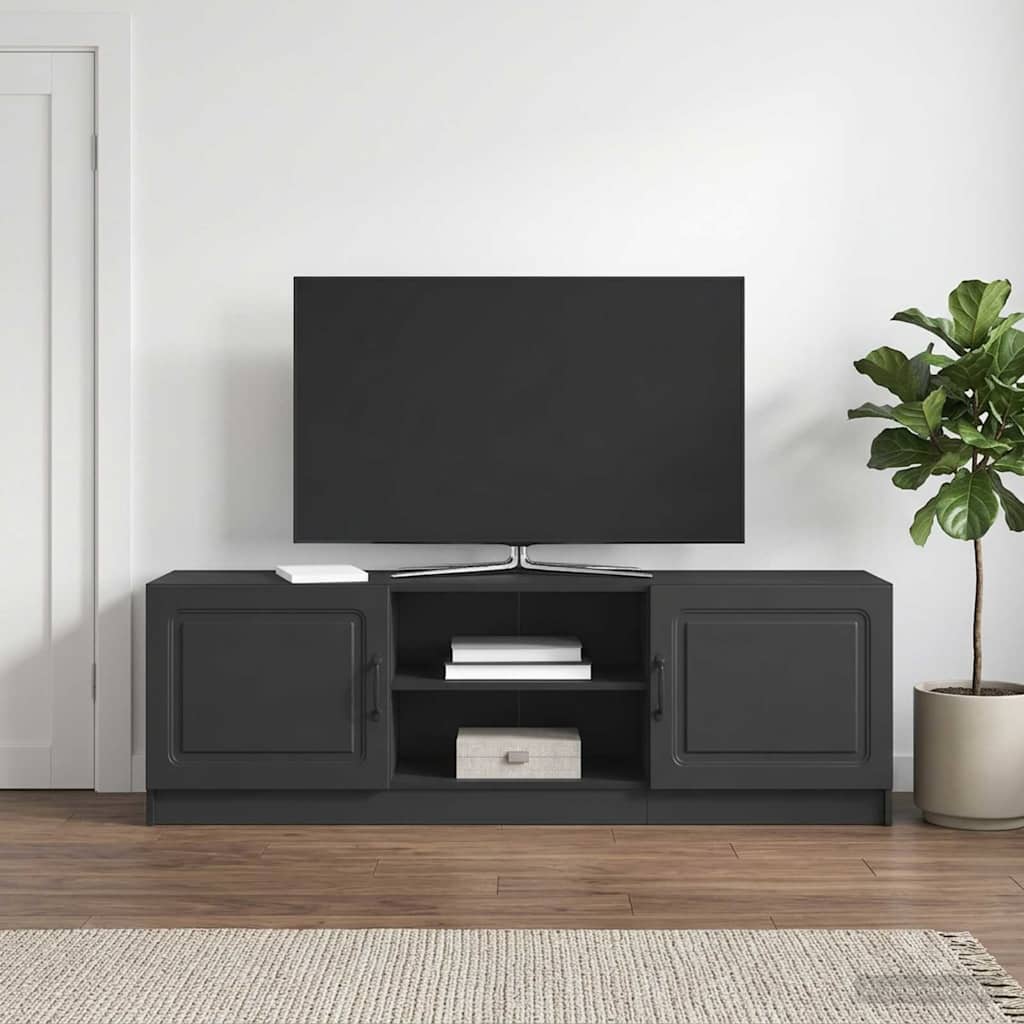 Mobile TV Nero 150 x 31 x 47 cm Legno ingegnerizzato