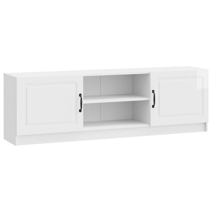 Mobile TV Bianco Lucido 150 x 31 x 47 cm Legno ingegnerizzato