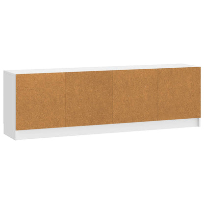 Mobile TV Bianco Lucido 150 x 31 x 47 cm Legno ingegnerizzato | homemem39
