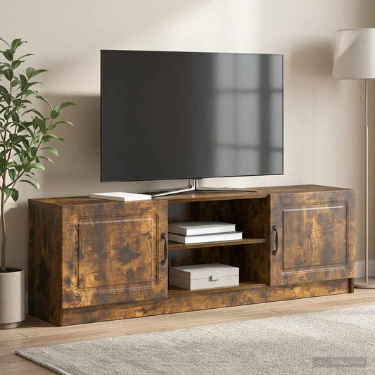 Mobile TV Rovere Fumo 150 x 31 x 47 cm Legno ingegnerizzato