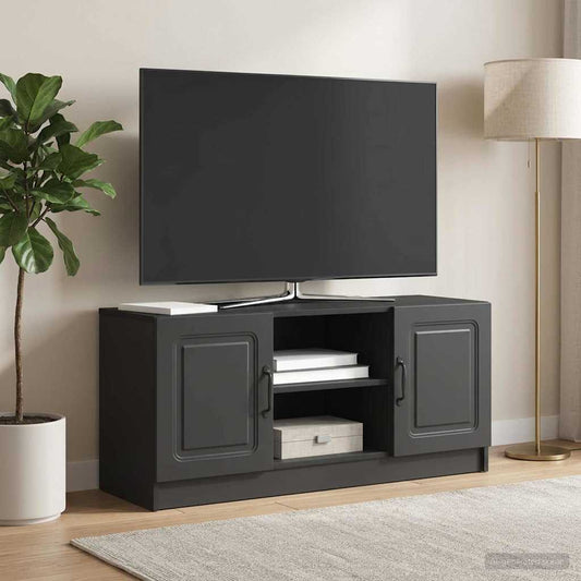 Mobile TV Nero 102 x 34,5 x 47 cm Legno ingegnerizzato