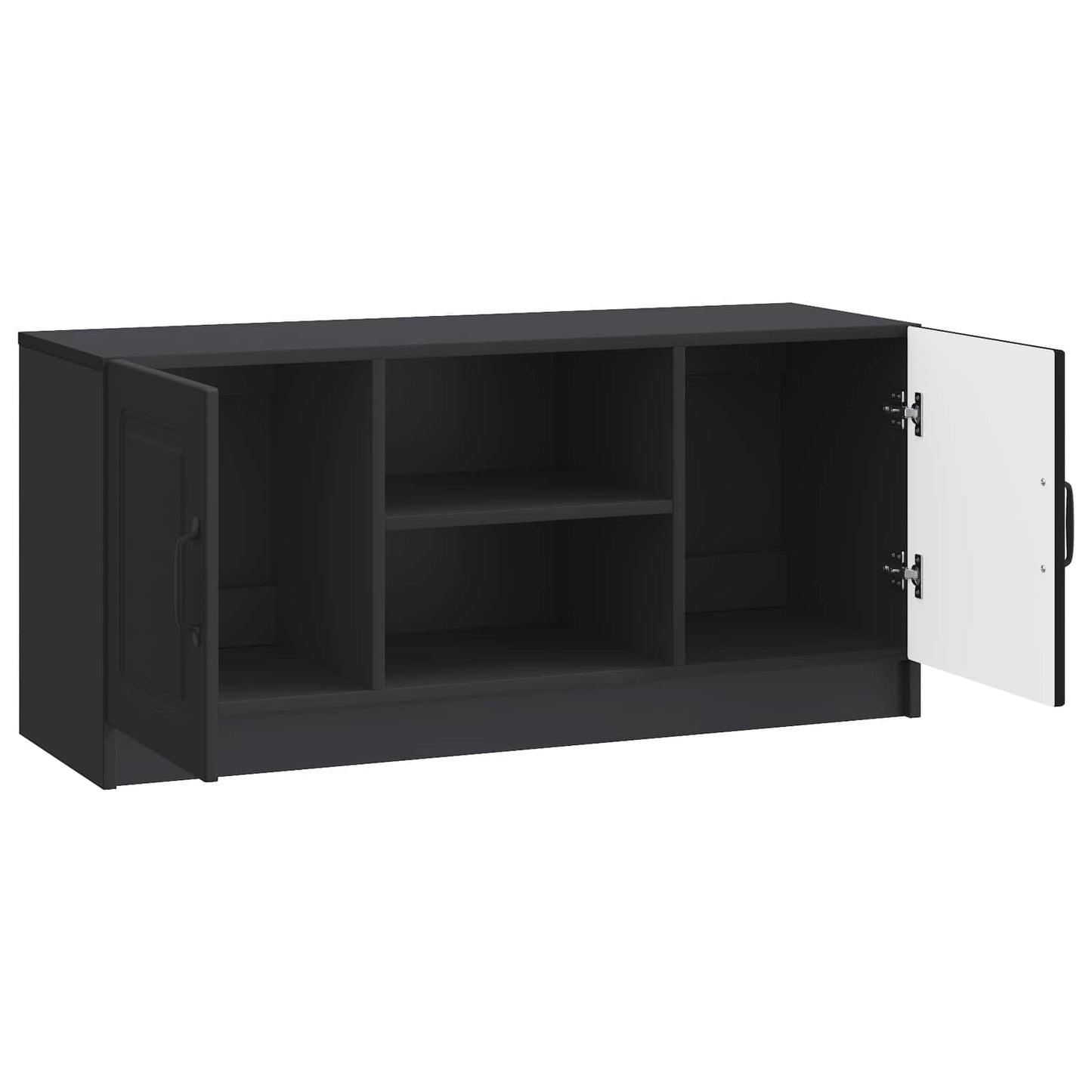 Mobile TV Nero 102 x 34,5 x 47 cm Legno ingegnerizzato | homemem39