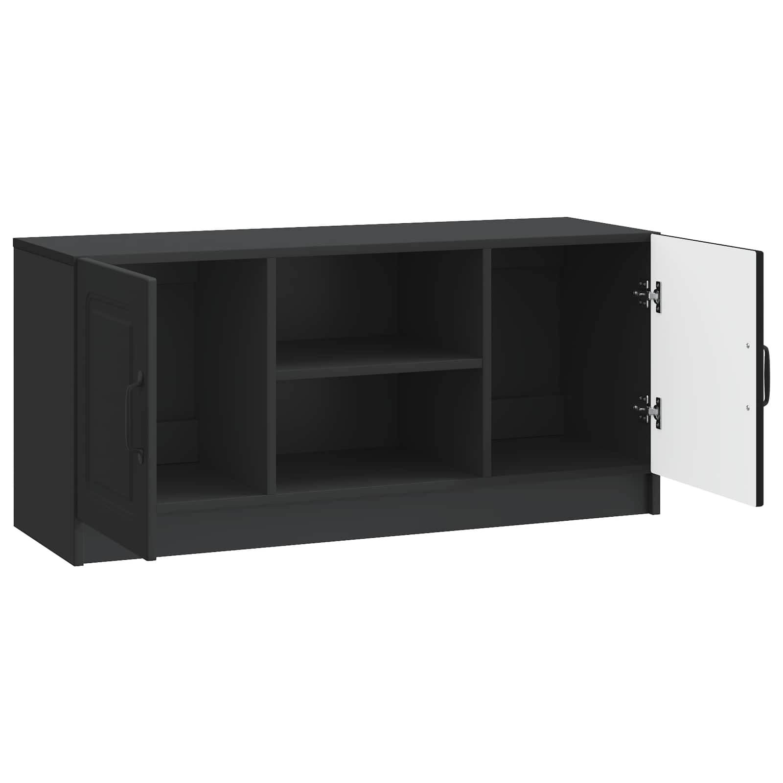 Mobile TV Nero 102 x 34,5 x 47 cm Legno ingegnerizzato | homemem39