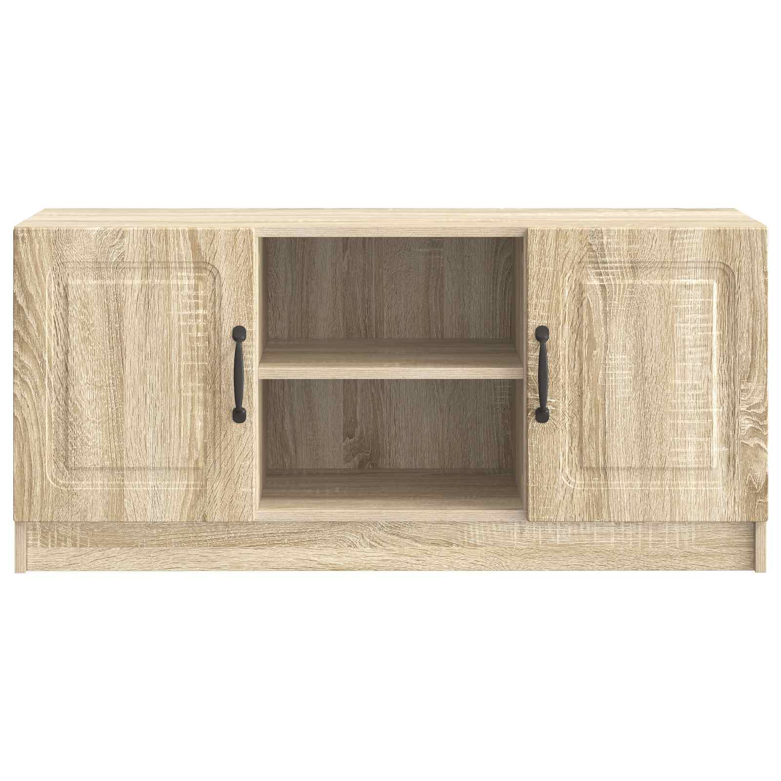 Mobile TV Rovere Sonoma 102 x 34,5 x 47 cm Legno ingegnerizzato | homemem39