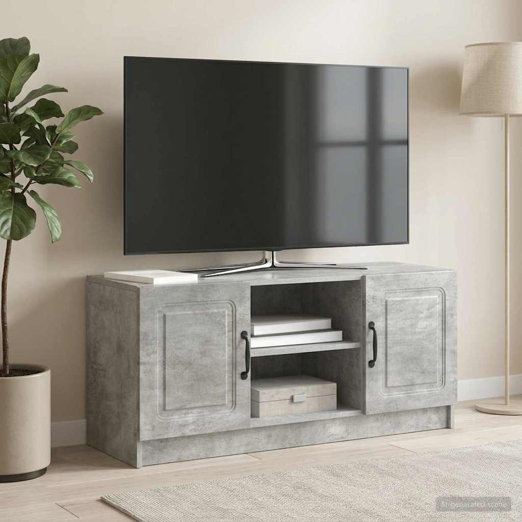 Mobile TV Grigio Cemento 102 x 34,5 x 47 cm