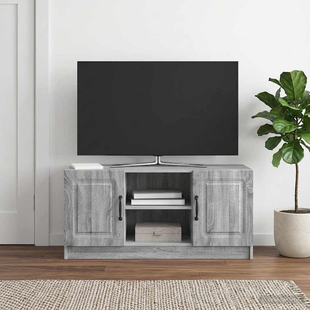 Mobile TV Grigio Sonoma 102 x 34,5 x 47 cm Legno ingegnerizzato