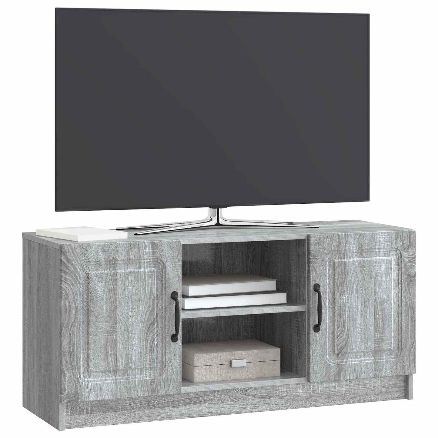 Mobile TV Grigio Sonoma 102 x 34,5 x 47 cm Legno ingegnerizzato