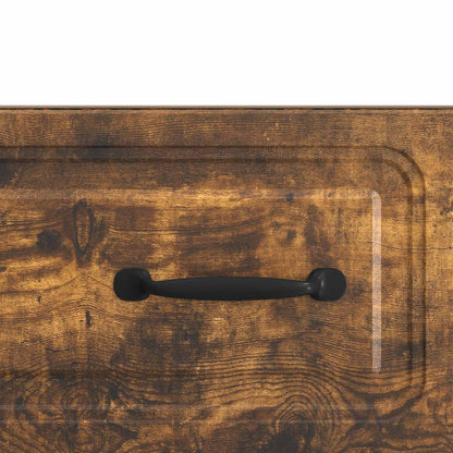 Mobile TV Rovere Fumo 147 x 34,5 x 27 cm Legno ingegnerizzato | homemem39
