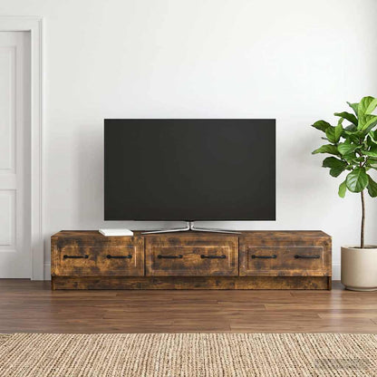 Mobile TV Rovere Fumo 147 x 34,5 x 27 cm Legno ingegnerizzato