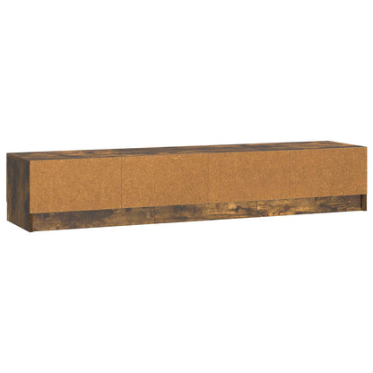 Mobile TV Rovere Fumo 147 x 34,5 x 27 cm Legno ingegnerizzato | homemem39