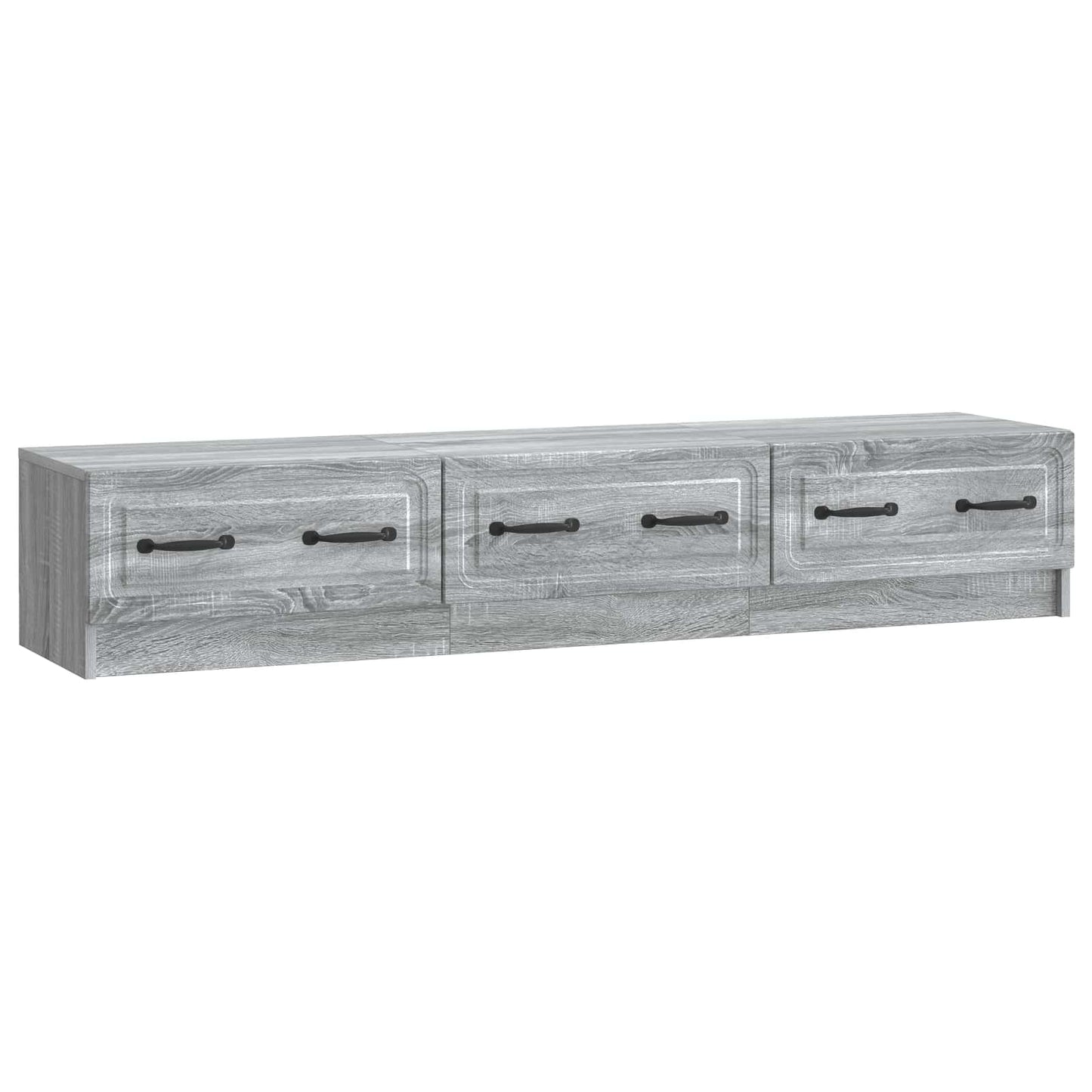 Mobile TV Grigio Sonoma 147 x 34,5 x 27 cm Legno ingegnerizzato | homemem39