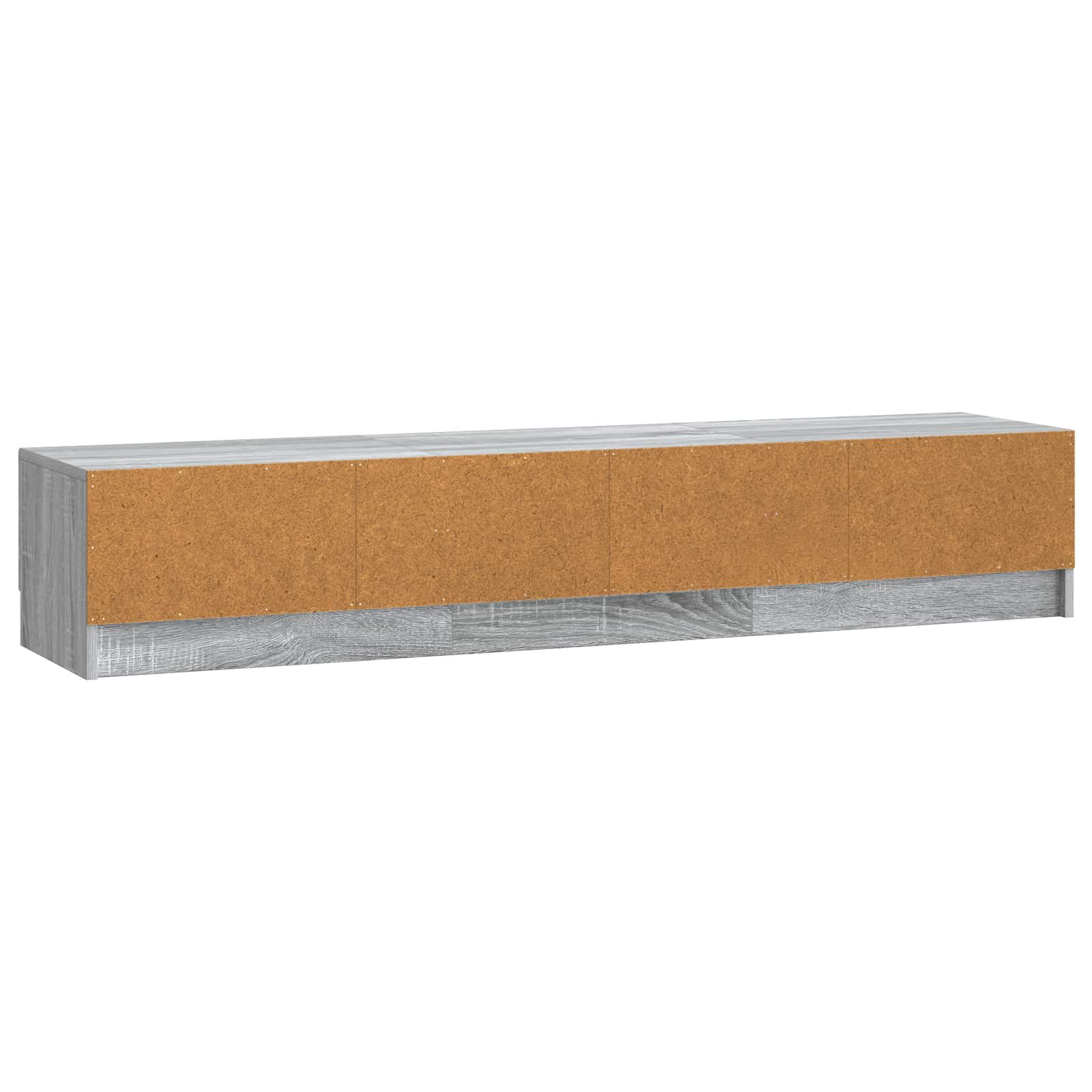 Mobile TV Grigio Sonoma 147 x 34,5 x 27 cm Legno ingegnerizzato | homemem39