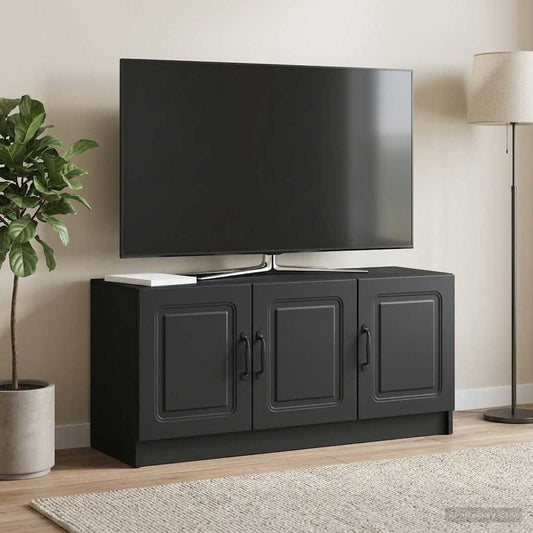 Mobile TV Nero 99 x 34,5 x 47 cm Legno ingegnerizzato
