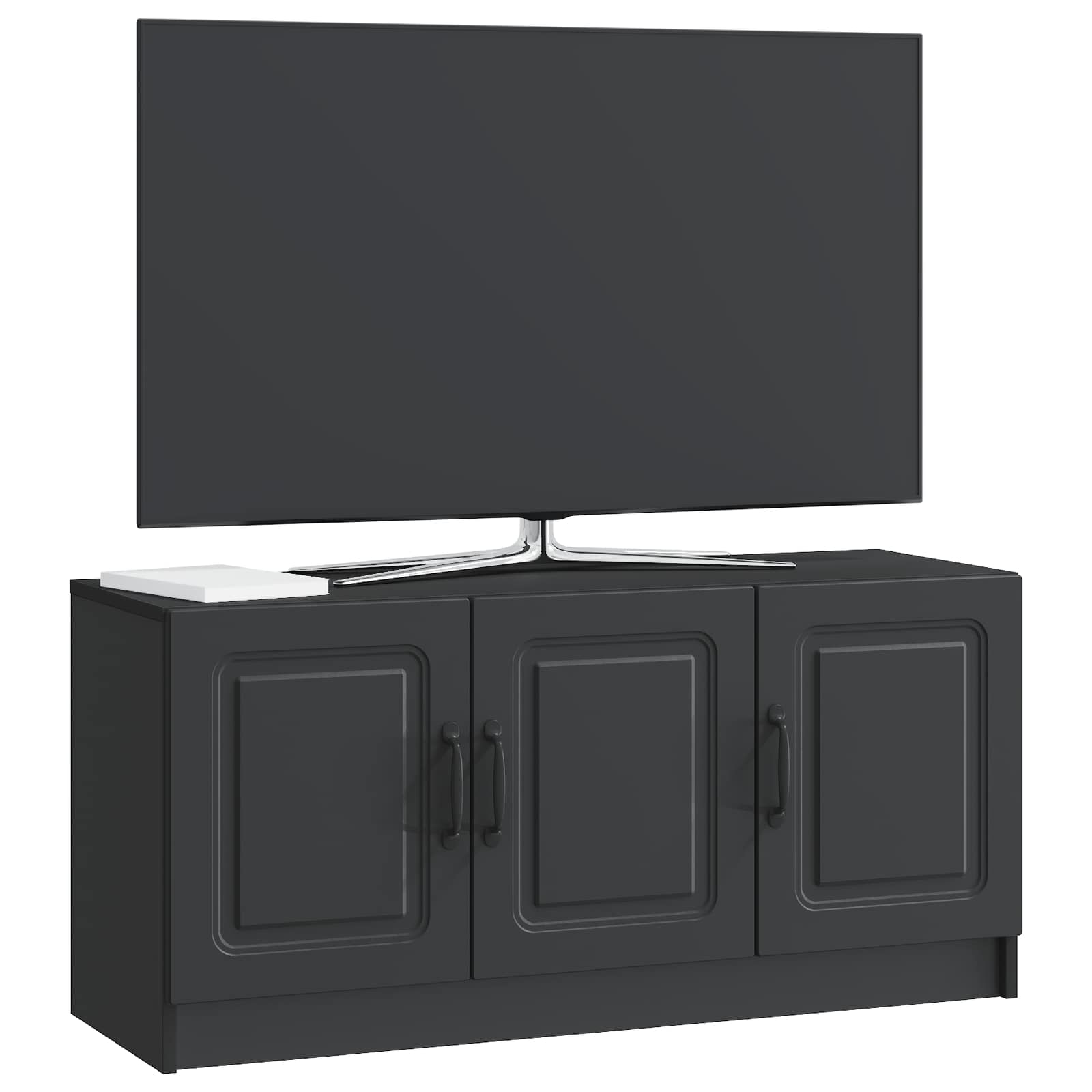 Mobile TV Nero 99 x 34,5 x 47 cm Legno ingegnerizzato | homemem39