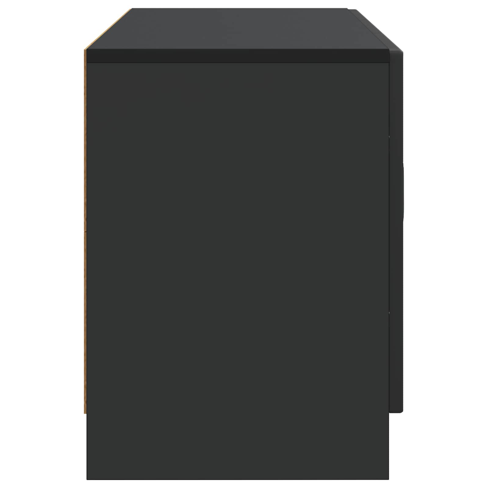 Mobile TV Nero 99 x 34,5 x 47 cm Legno ingegnerizzato | homemem39