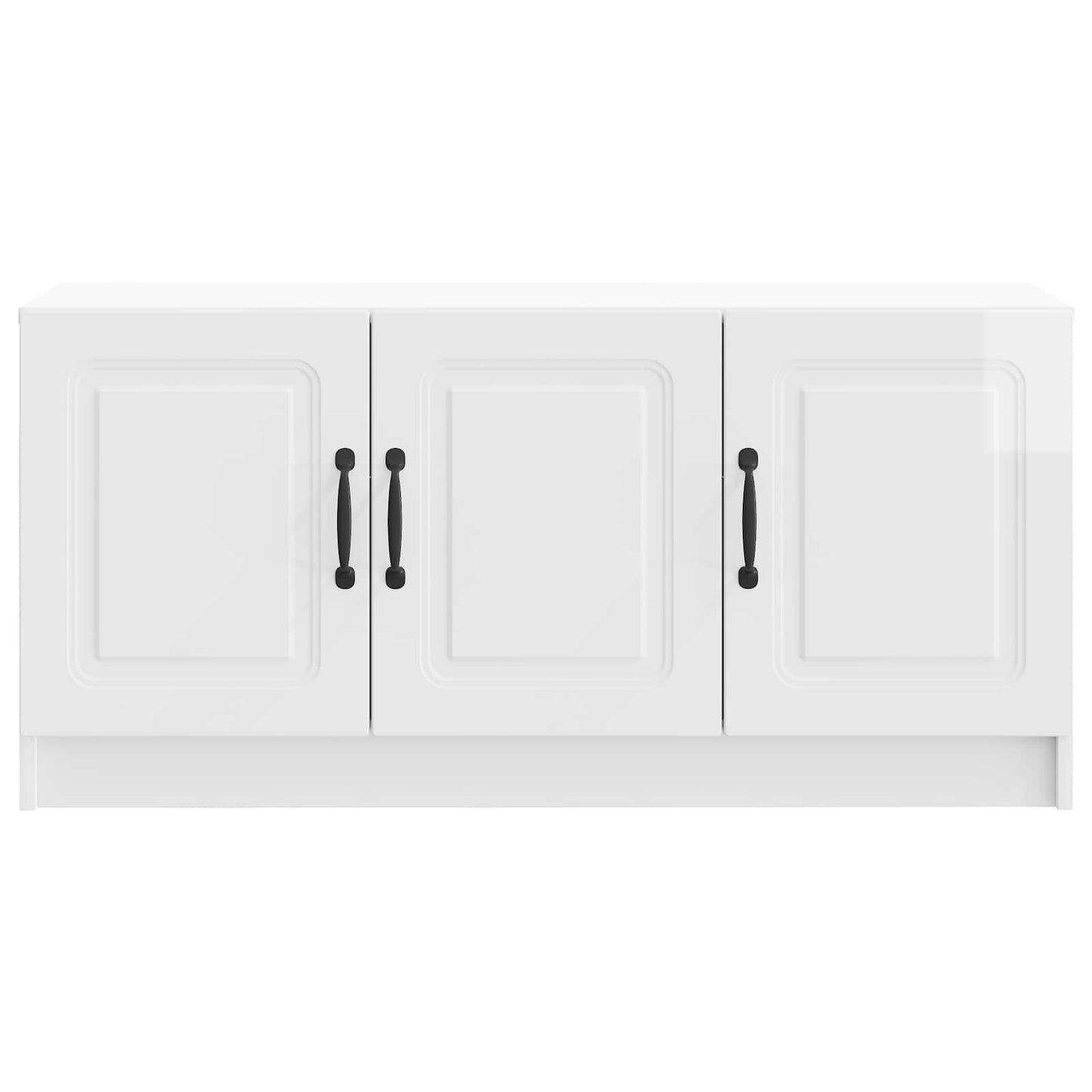 Mobile TV Bianco Lucido 99 x 34,5 x 47 cm Legno ingegnerizzato