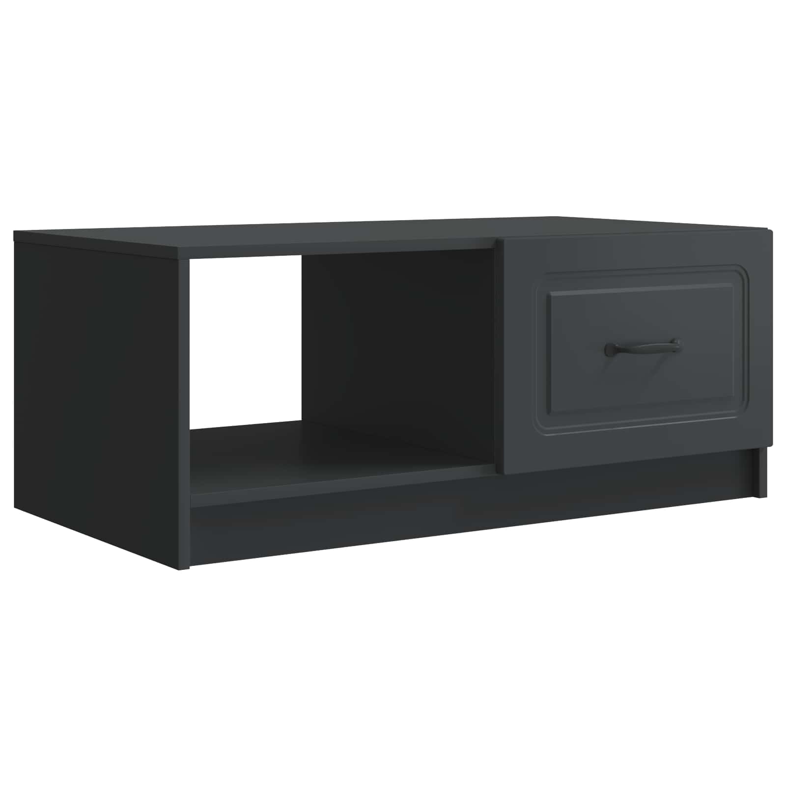 Tavolino da salotto Nero 90 x 50 x 37 cm Legno ingegnerizzato | homemem39