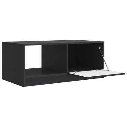 Tavolino da salotto Nero 90 x 50 x 37 cm Legno ingegnerizzato | homemem39