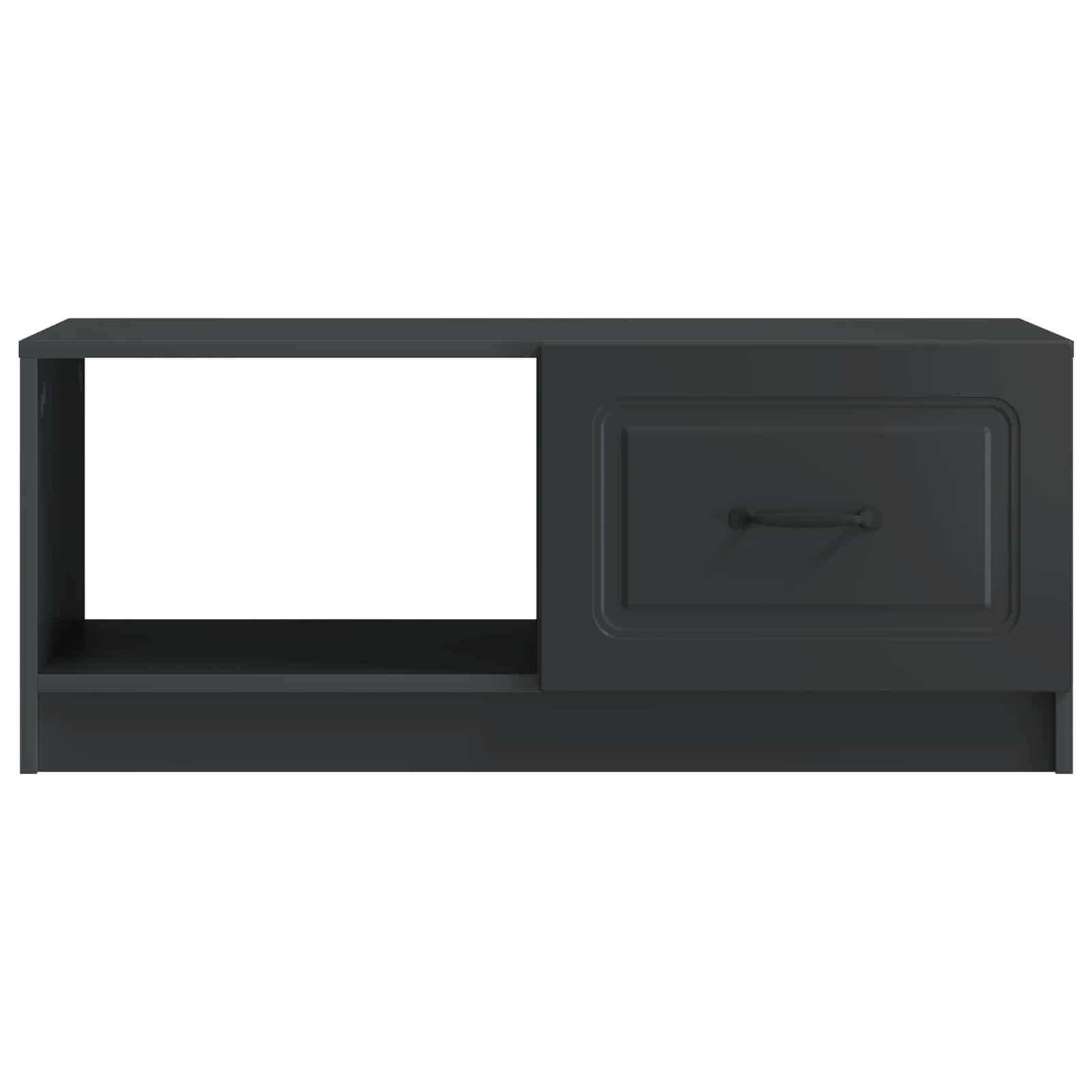 Tavolino da salotto Nero 90 x 50 x 37 cm Legno ingegnerizzato | homemem39