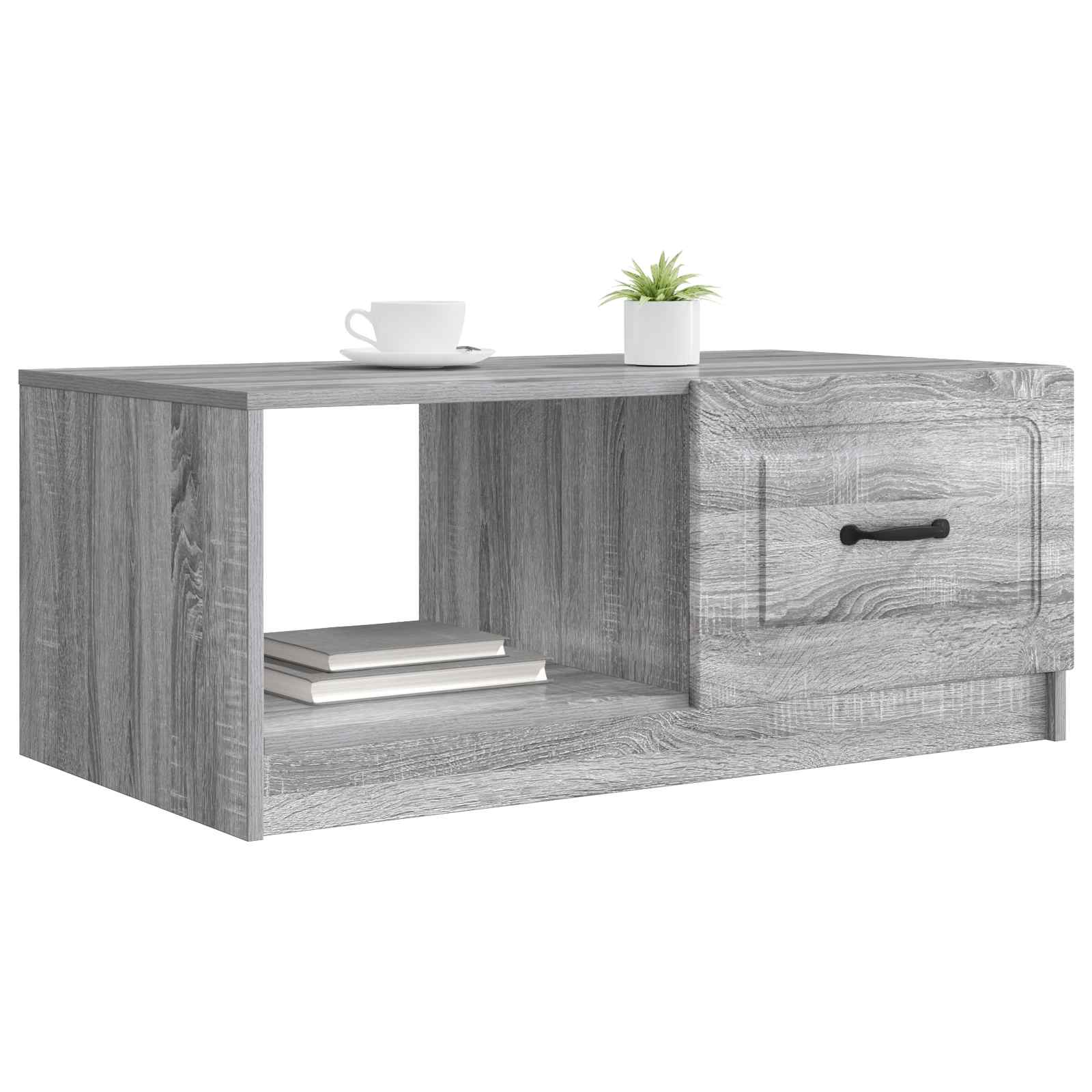 Tavolino da salotto Grigio Sonoma 90 x 50 x 37 cm | homemem39