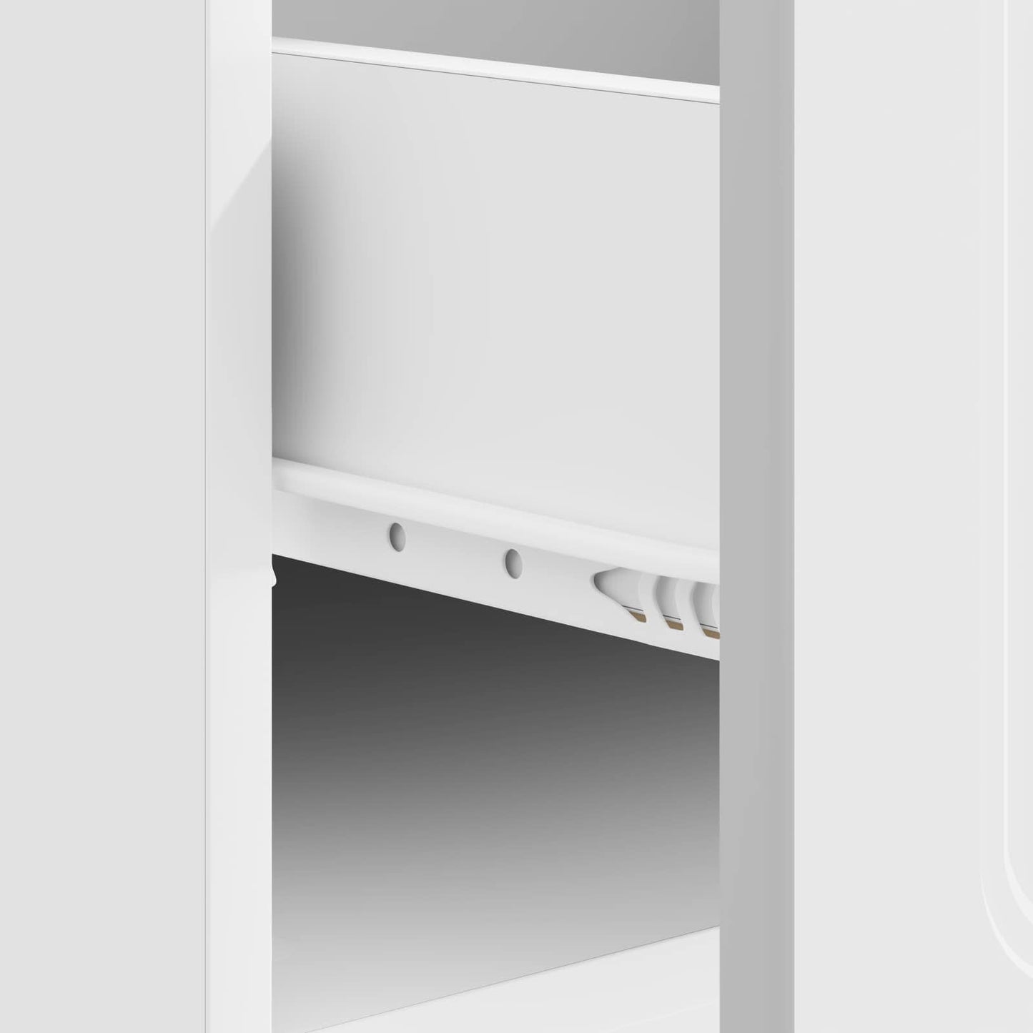 Tavolino da salotto Bianco 49 x 50 x 37 cm Legno ingegnerizzato | homemem39