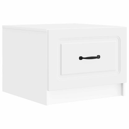 Tavolino da salotto Bianco 49 x 50 x 37 cm Legno ingegnerizzato