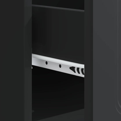 Tavolino da salotto Nero 49 x 50 x 37 cm Legno ingegnerizzato | homemem39