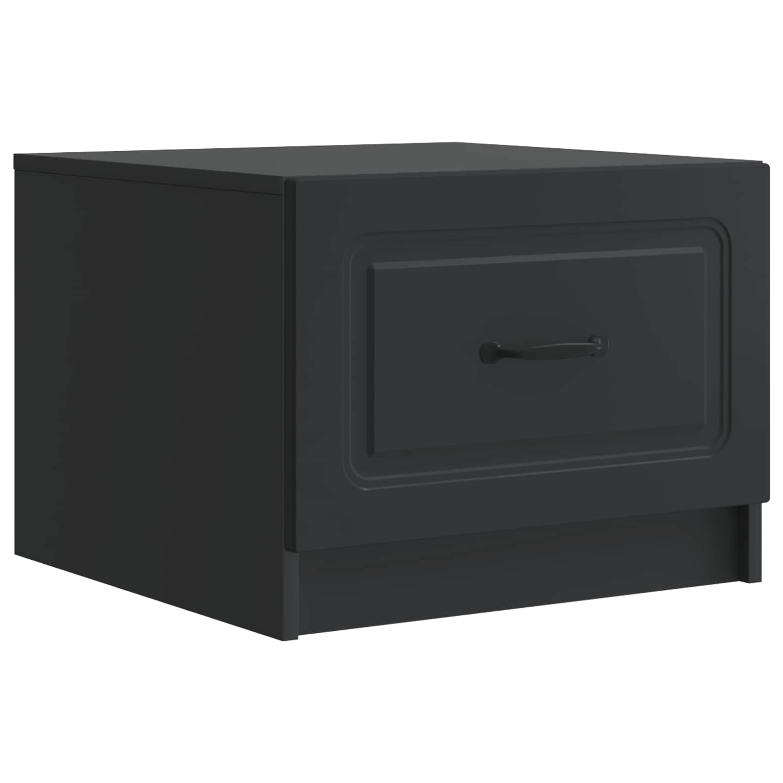 Tavolino da salotto Nero 49 x 50 x 37 cm Legno ingegnerizzato | homemem39