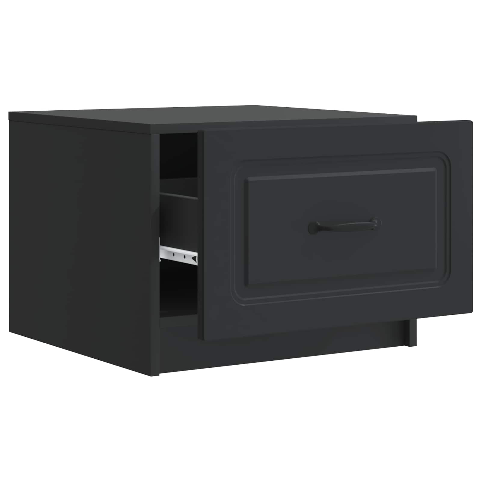 Tavolino da salotto Nero 49 x 50 x 37 cm Legno ingegnerizzato | homemem39