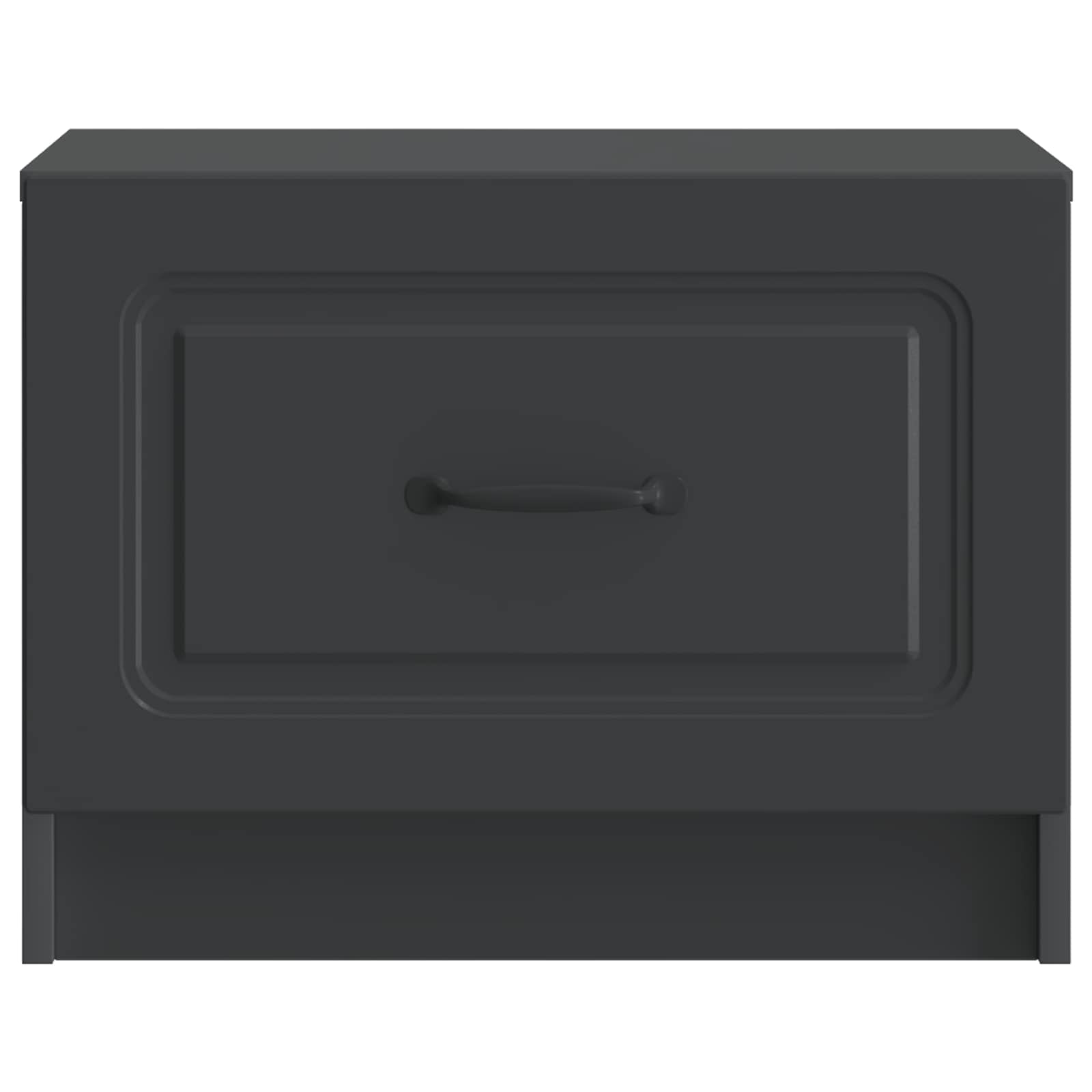Tavolino da salotto Nero 49 x 50 x 37 cm Legno ingegnerizzato | homemem39