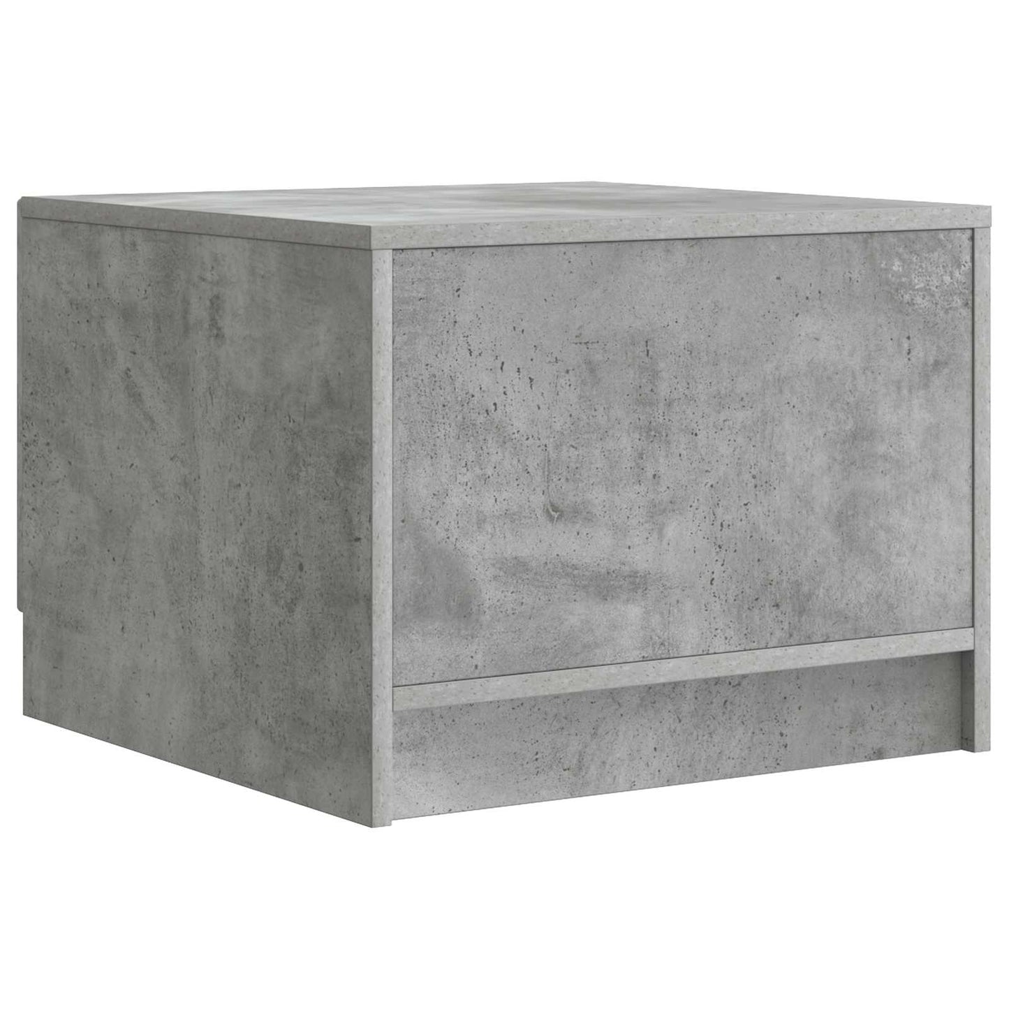 Tavolino da salotto con cassetto Grigio Cemento 49 x 50 x 37 cm | homemem39