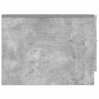 Tavolino da salotto con cassetto Grigio Cemento 49 x 50 x 37 cm | homemem39