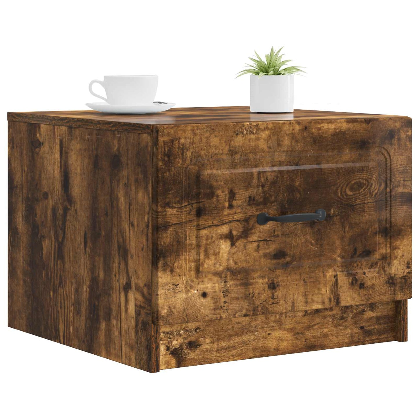 Tavolino da salotto con cassetto Rovere Fumo 49 x 50 x 37 cm | homemem39