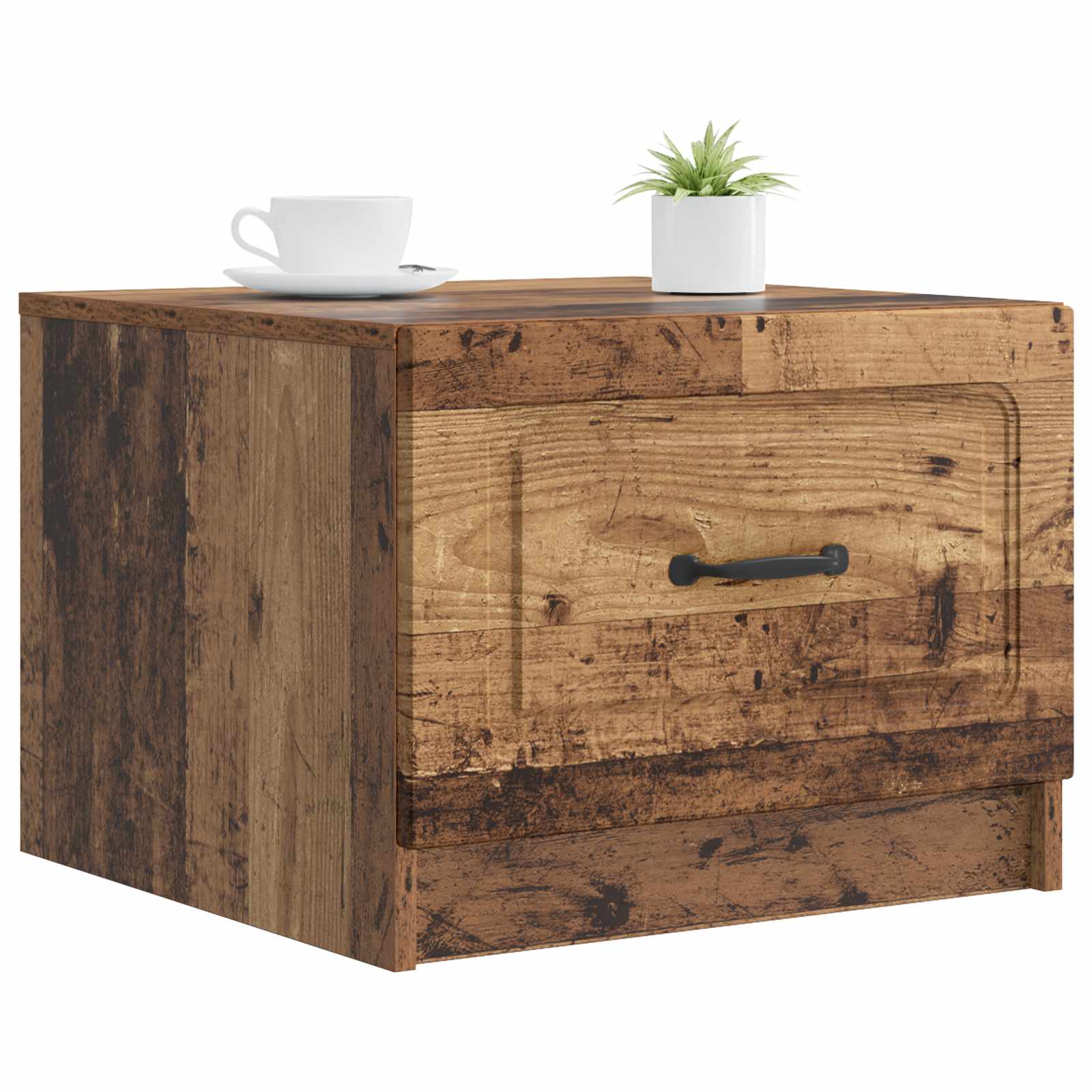 Tavolino da salotto con cassetto Legno antico 49 x 50 x 37 cm | homemem39
