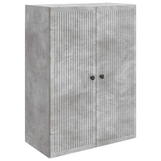 Mobiletto a muro Grigio Cemento 66 x 34,5 x 90 cm | homemem39